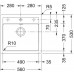 Franke Мойка SID 610 белый стоп-вентиль
