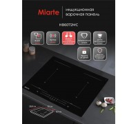 Miarte BI Induction Hob 4 burner Booster 4 Slider Flex