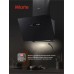 Miarte Side suction Hood Black 60cm Electric control TFT
