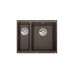 Blanсo SUBLINE 340/160-U SILGRANIT PuraDur кофе (чаша справа) с отв.арм. InFino