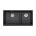 Blanсo SUBLINE 480/320-U SILGRANIT PuraDur  антрацит c отв.арм. InFino