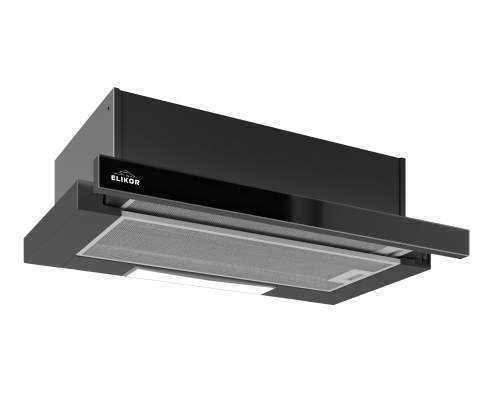 Elikor Интегра GLASS 60П-400-В2Л черный/стекло черное
