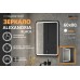 Зеркало Relisan ALEXANDRIA BLACK 600х800 с подсветкой